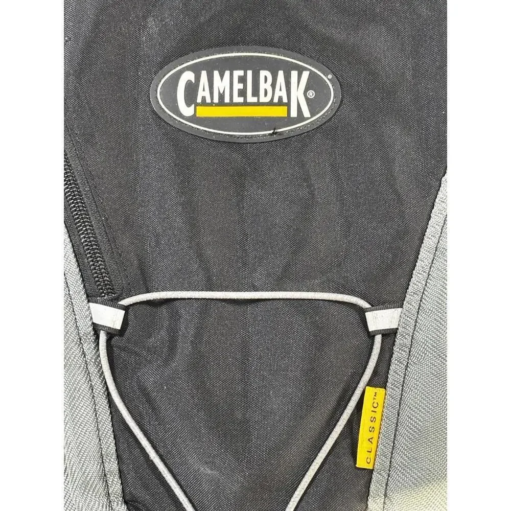 CamelBak Classic Hydration Backpack Black/Gray 15”x9” Hiking Biking
